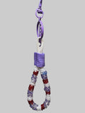 Paracord Hand Beaded Keychain